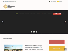 Tablet Screenshot of comunidadesrurales.org